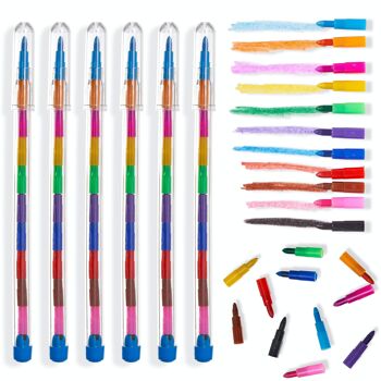 36 crayons de couleur à pointe interchangeable 1