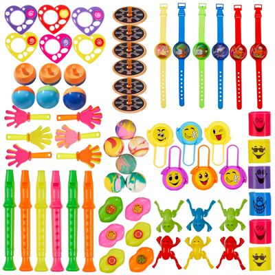 Lot de 120 jouets assortis