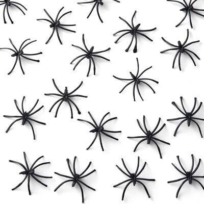 Grande ragnatela realistica 300 g con 40 ragni finti, perfette decorazioni di Halloween.