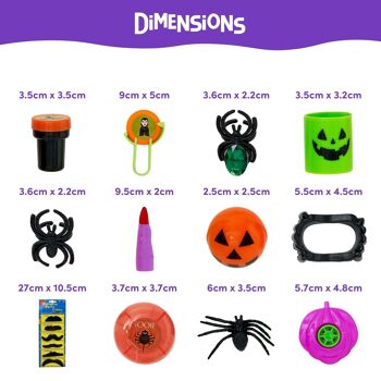 Lot de 110 jouets d'Halloween assortis 2