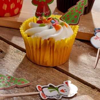 100 décorations de cupcakes de Noël 5