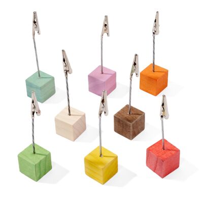18 Silver Clip Photo Holders