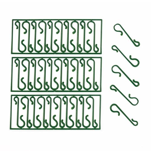 500 Plastic Bauble Hooks for Christmas Decorations