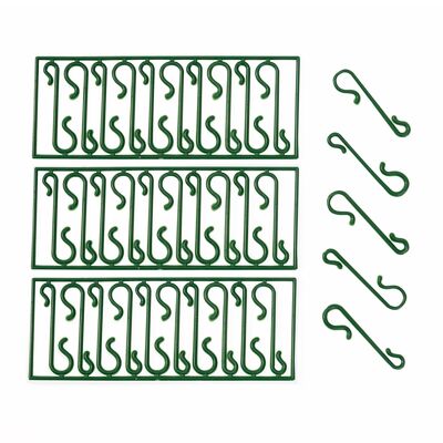 500 Plastic Bauble Hooks for Christmas Decorations