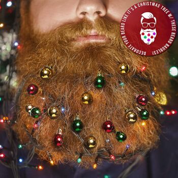 Rainbow Beard Glitter Mens Novelty Gift Festival Glitter Kit Accessories  Gift