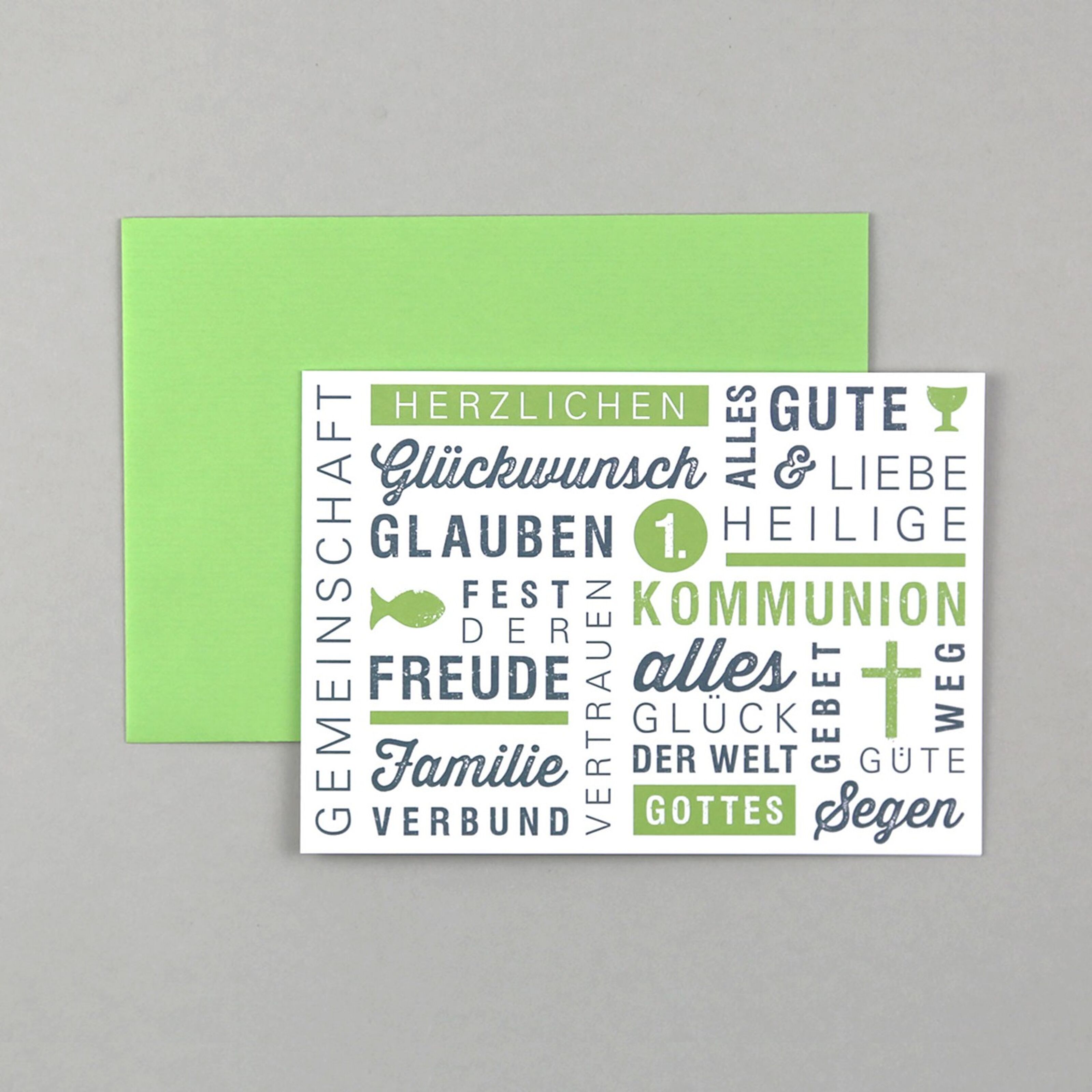 Green wholesale Font Buy card Luke Communion