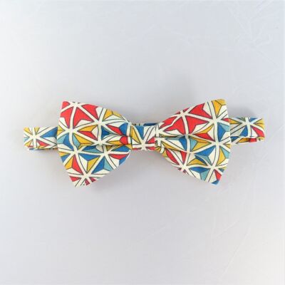 Geometric print bow tie