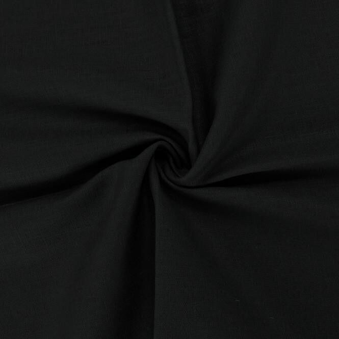 Tessuto di lino nero