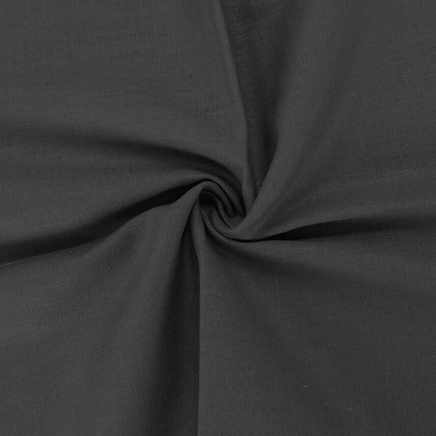 Tessuto di lino antracite