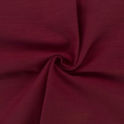 Garnet linen fabric