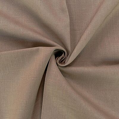 Linen mocha fabric