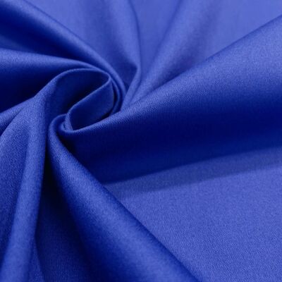 Satin Baumwolle Lycra blau