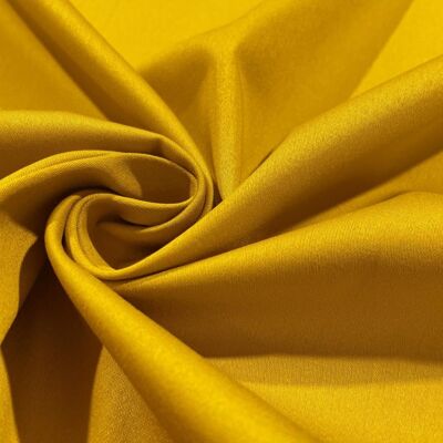 Lime cotton lycra satin fabric