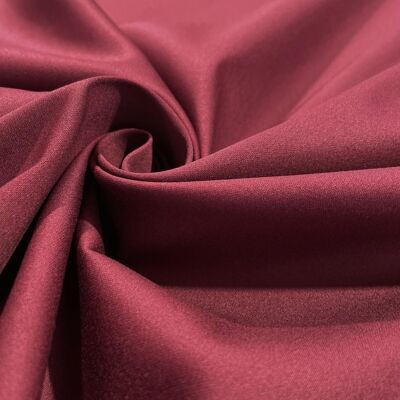 Garnet lycra cotton satin fabric