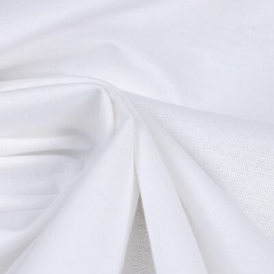 White poplin fabric