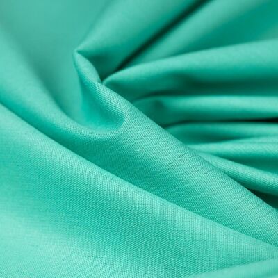 Light green poplin fabric