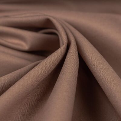 Tissu popeline camel