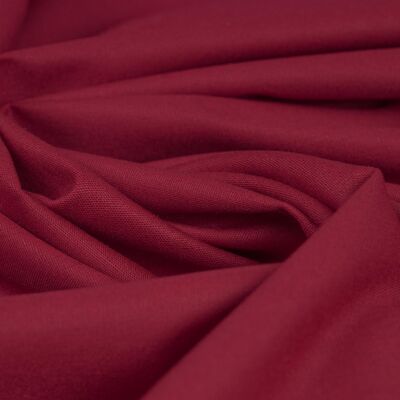 Scarlet poplin fabric