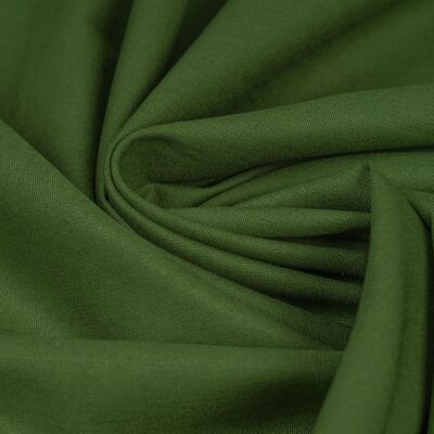 Green grass poplin fabric