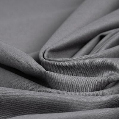 Gray poplin fabric