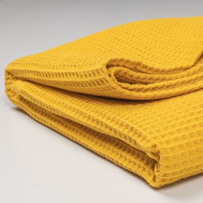 Yellow Waffle Fabric
