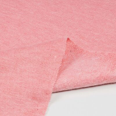Pink perched sweatshirt fabric