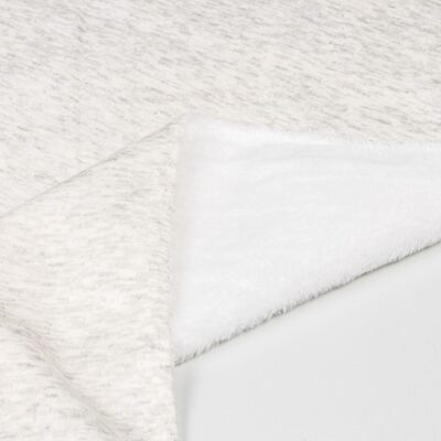 Vigoré white fur sweatshirt fabric