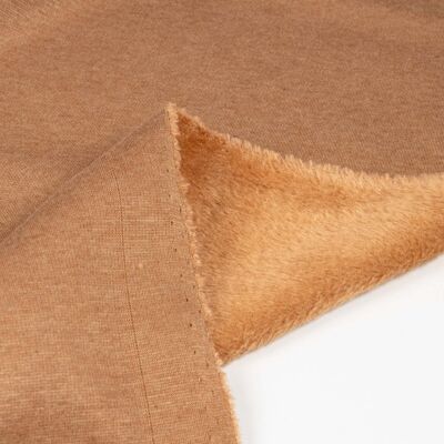 Camel fur sweatshirt fabric