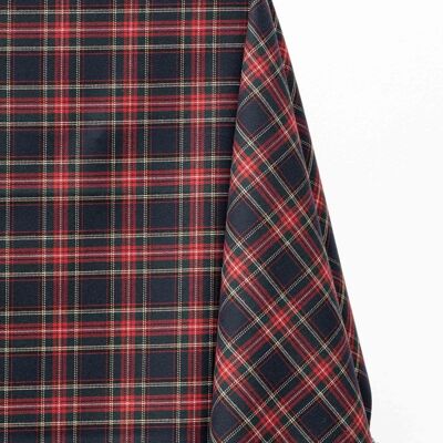 Tartan check fabric D / 1 navy