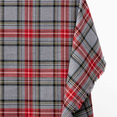 Tissu tartan D/1 gris