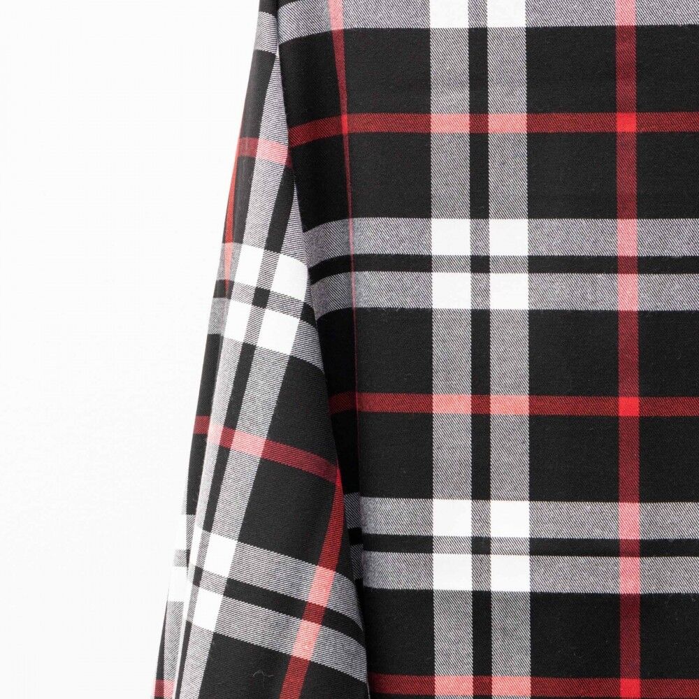 Tartanstoff D / 3 schwarz