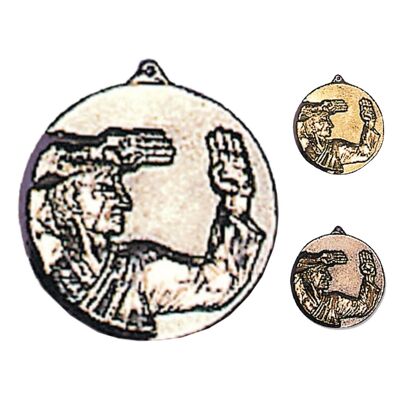 MAR-338B | Silver Karate Olympic Sized Medal - A