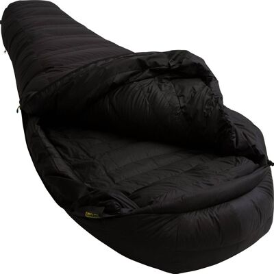 LOWLAND OUTDOOR® K2 EXPEDITION - 1995 GR - 225X80 CM -35°C SCHWARZ