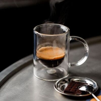 Taza de espresso "Café de Alain Ducasse"