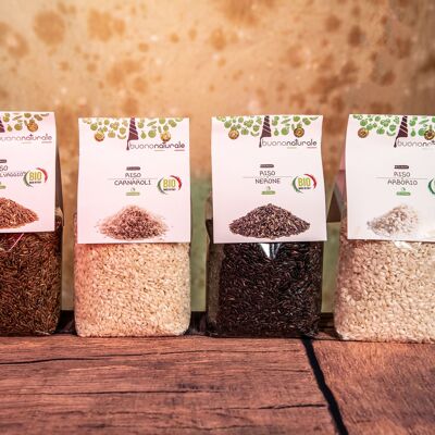 Scatola mix di riso – Confezione de 10 bio – 5kg