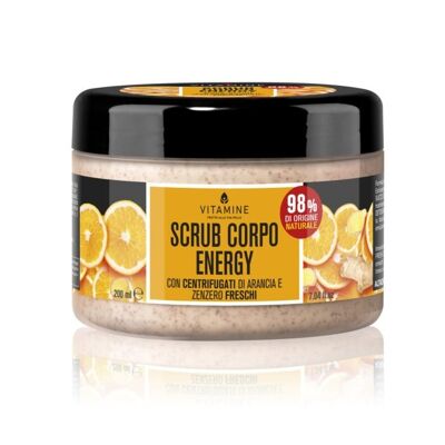 Energy lichaamsscrub Sinaasappel en Gember 200 ml