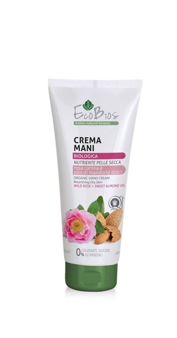 Wilde Roos en Zoete crème pour les mains à l'amandel 75 ml