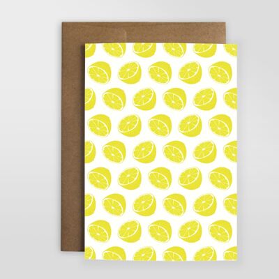 Grußkarte "Zitrone"