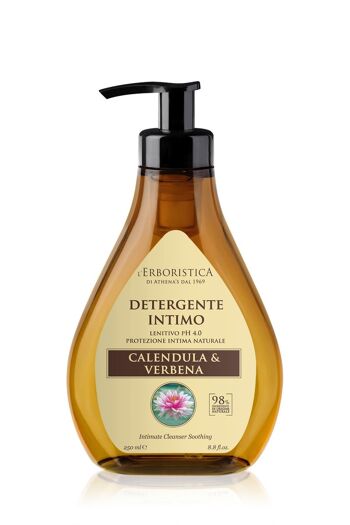 Intieme was emulsie met calendula en ijzerkruid (250 ml)