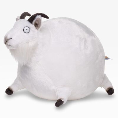 ROLLIN' WILD - mountain goat, small - 22 cm (length) - cuddly toy from Uni-Toys - Keywords: forest animal, goat, YouTube, animation, plush, plush toy, stuffed toy, cuddly toy