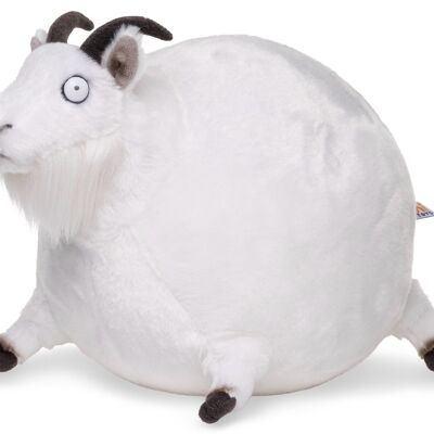 ROLLIN' WILD - mountain goat, large - 28 cm (length) - cuddly toy from Uni-Toys - Keywords: forest animal, goat, YouTube, animation, plush, plush toy, stuffed toy, cuddly toy