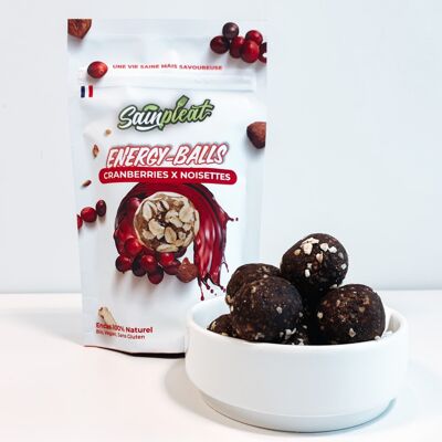 Energy balls noisette cranberry