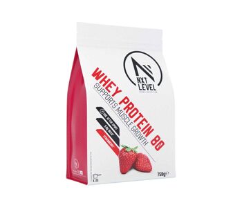 Whey Protein 80 - Fraise - 750g 1