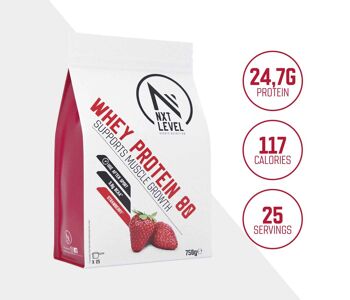 Whey Protein 80 - Fraise - 750g 2