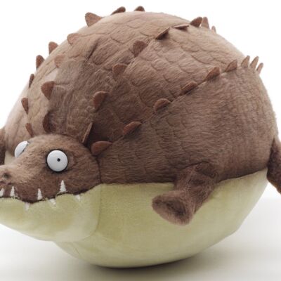 ROLLIN' WILD - Coccodrillo, grande - 37 cm (lunghezza) - Peluche di Uni-Toys - Parole chiave: animale selvatico esotico, alligatore, YouTube, animazione, peluche, peluche, animale di peluche, peluche