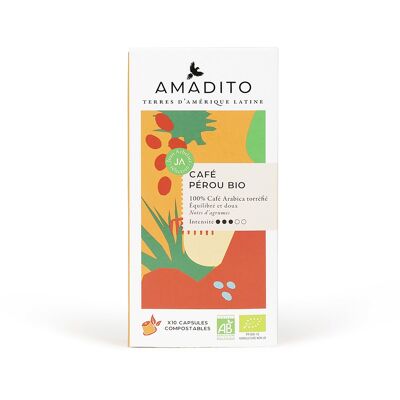 Organic capsules Peru - Box of 10 capsules