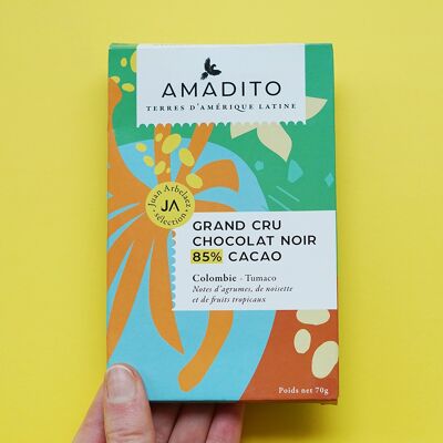 Chocolate Grand Cru Colombia 85% Cacao Tumaco - 70g