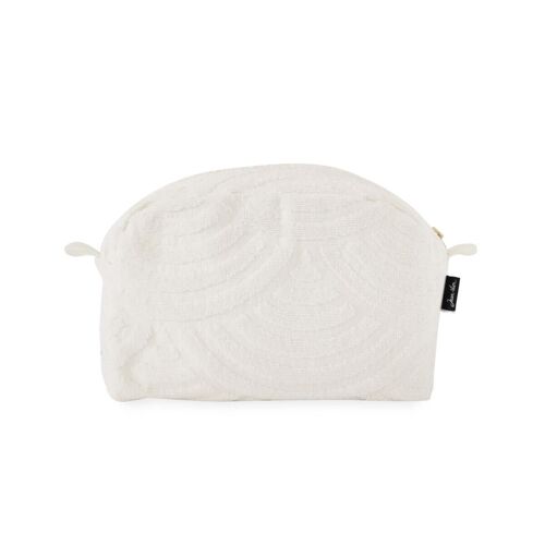 Trousse de toilette Artea Ecru - 100% Coton - Motifs Art Déco