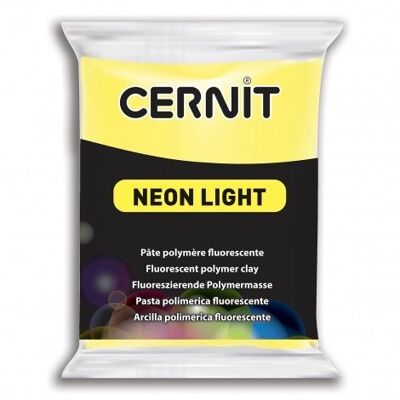 Cernit Neon Light, 56gr - Geel 700