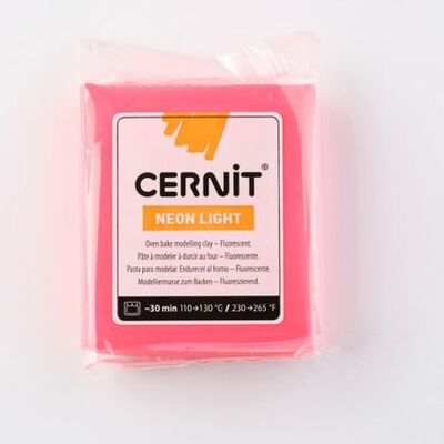 Cernit Neon Light, 56gr - Rood 400